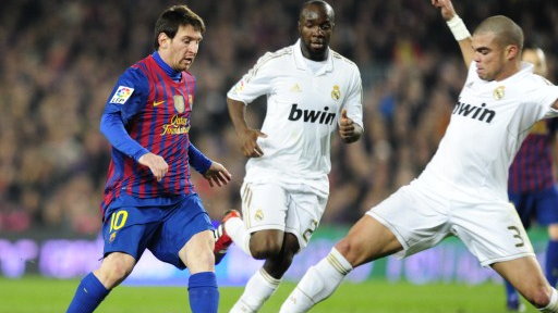 Leo Messi (z lewej) i Pepe