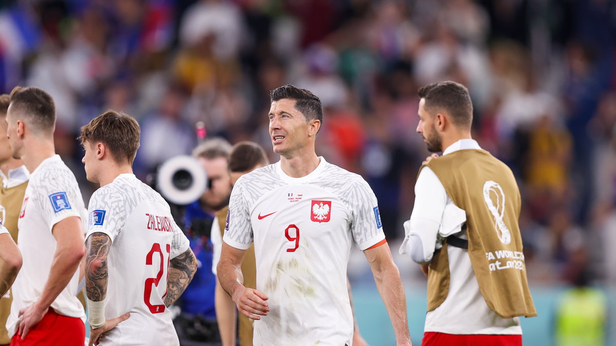 W szatni po meczu do pozostałych zawodników przemawiał Robert Lewandowski