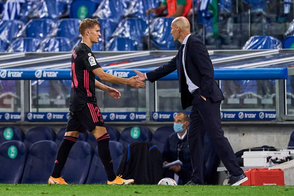 Martin Odegaard i Zinedine Zidane