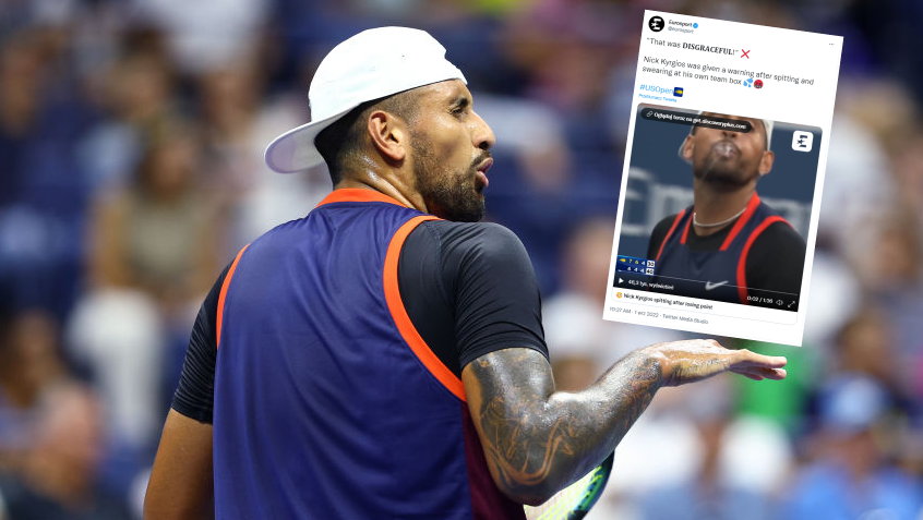 Nick Kyrgios znowu zachował się skandalicznie