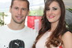 Grzegorz Krychowiak i Celia Jaunat