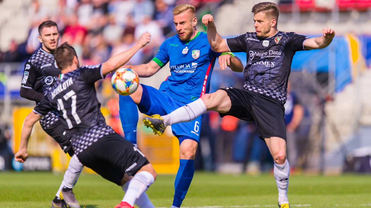 Rafał Augustyniak (Miedź Legnica), Mateusz Cichocki i Marcel Heinloth (Zagłębie Sosnowiec)