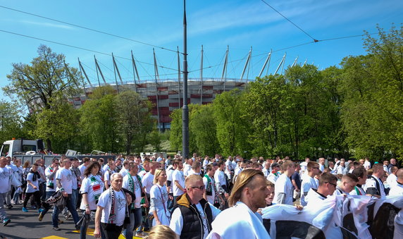 PIŁKA NOŻNA PUCHAR POLSKI FINAŁ LEGIA LECH POZNAŃ (kibice )