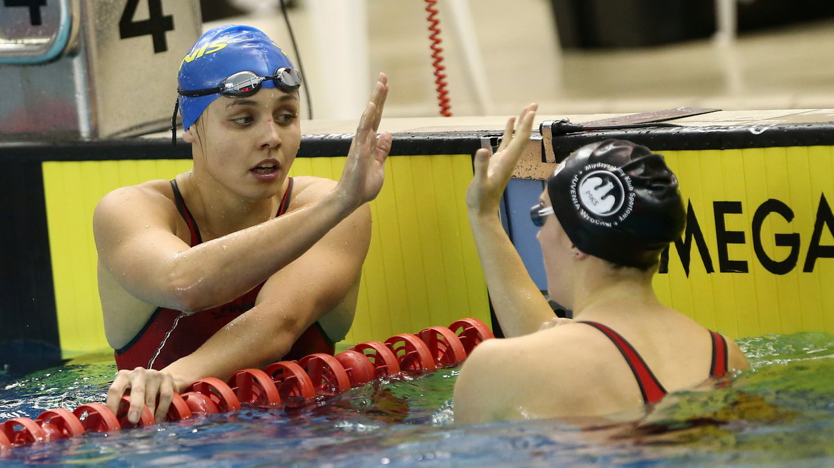 Alicja Tchórz i Dominika Sztandera mogą być zadowolone ze swoich startów.