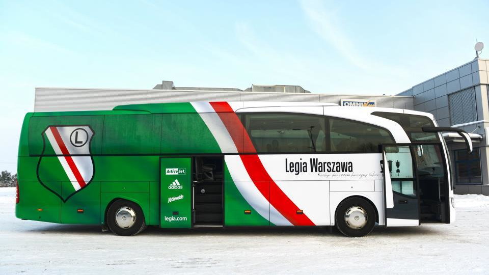 Nawy autobus Legii Warszawa / fot. Screen/ Facebook