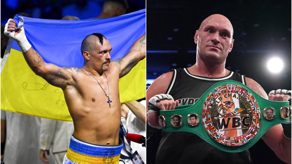 Ołeksandr Usyk i Tyson Fury