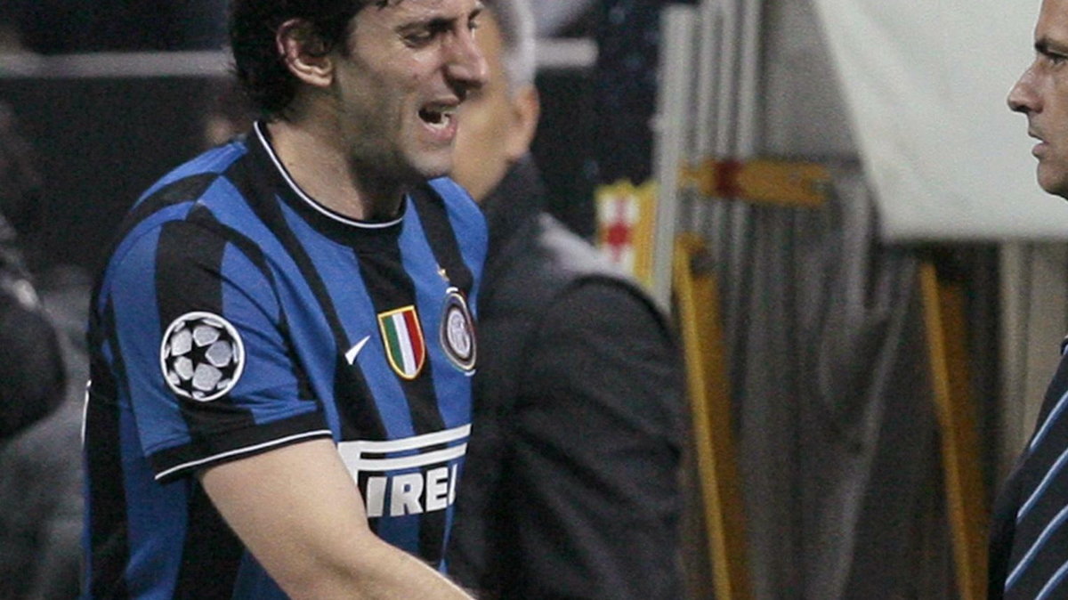 Diego Milito i Jose Mourinho