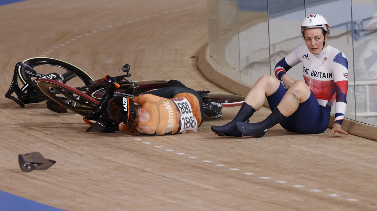 Laurine Van Riessen i Katy Marchant