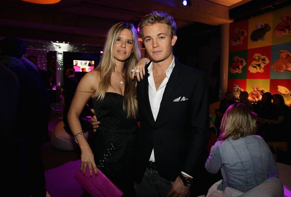  Nico Rosberg i Vivian Sibold