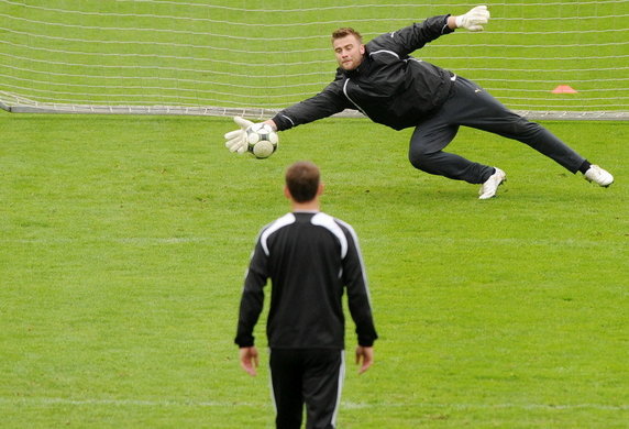 Artur Boruc trenuje ponownie z Legią Warszawa (fot. Adam Polak/legia.com)