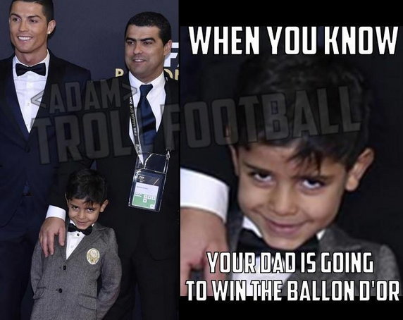 Cristiano Ronaldo otrzymał Złotą Piłkę - memy po gali FIFA 2014B7KhPxgIAAEYWA5