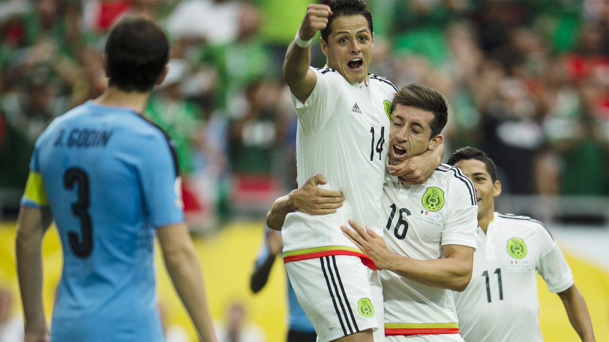 Hector Herrera i Javier Hernandez poszli po bandzie przed mundialem w Rosji