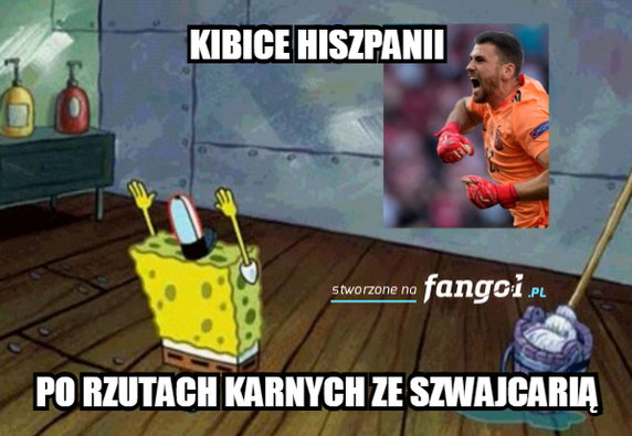 Memy po meczu Szwajcaria - Hiszpania na Euro 2020