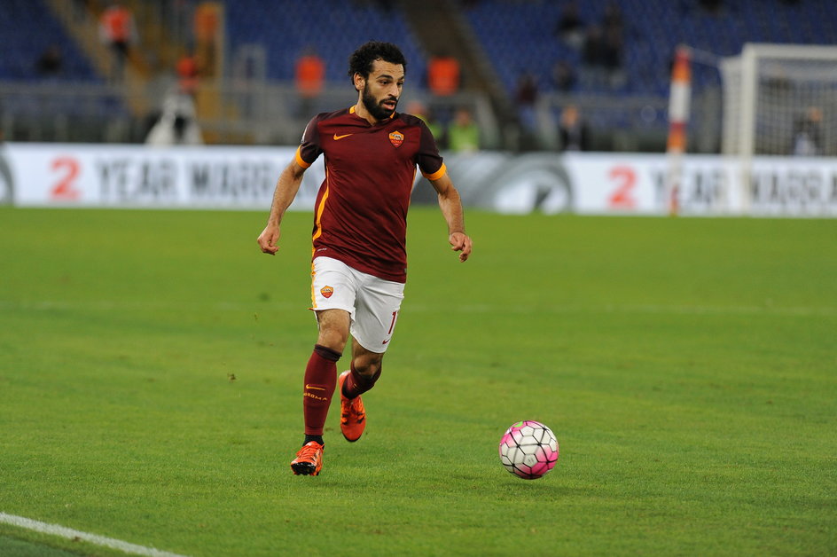 Mohamed Salah w barwach AS Roma