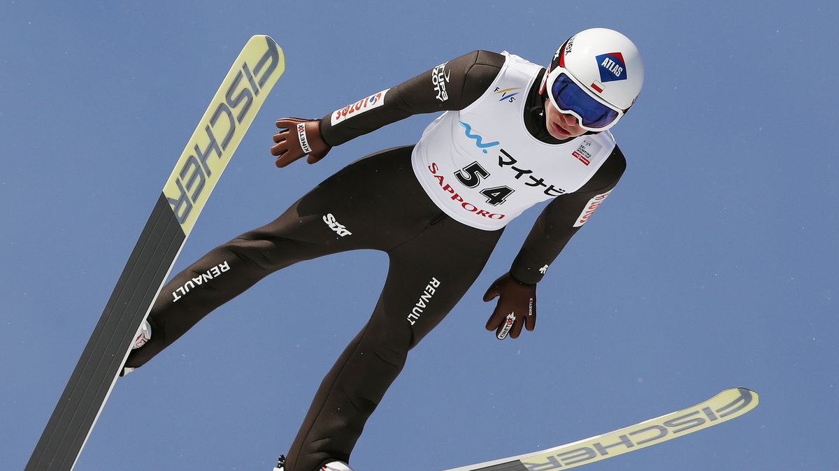 epa07323357 - JAPAN WORLD CUP SKI JUMPING (FIS World Cup ski jumping in Sapporo)