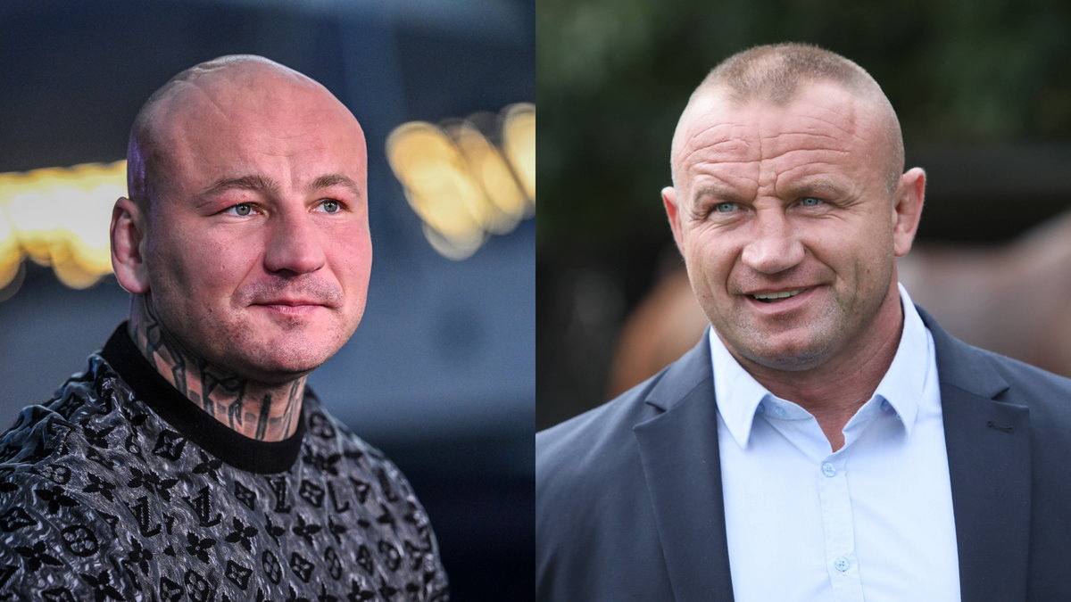 Od lewej: Artur Szpilka i Mariusz Pudzianowski