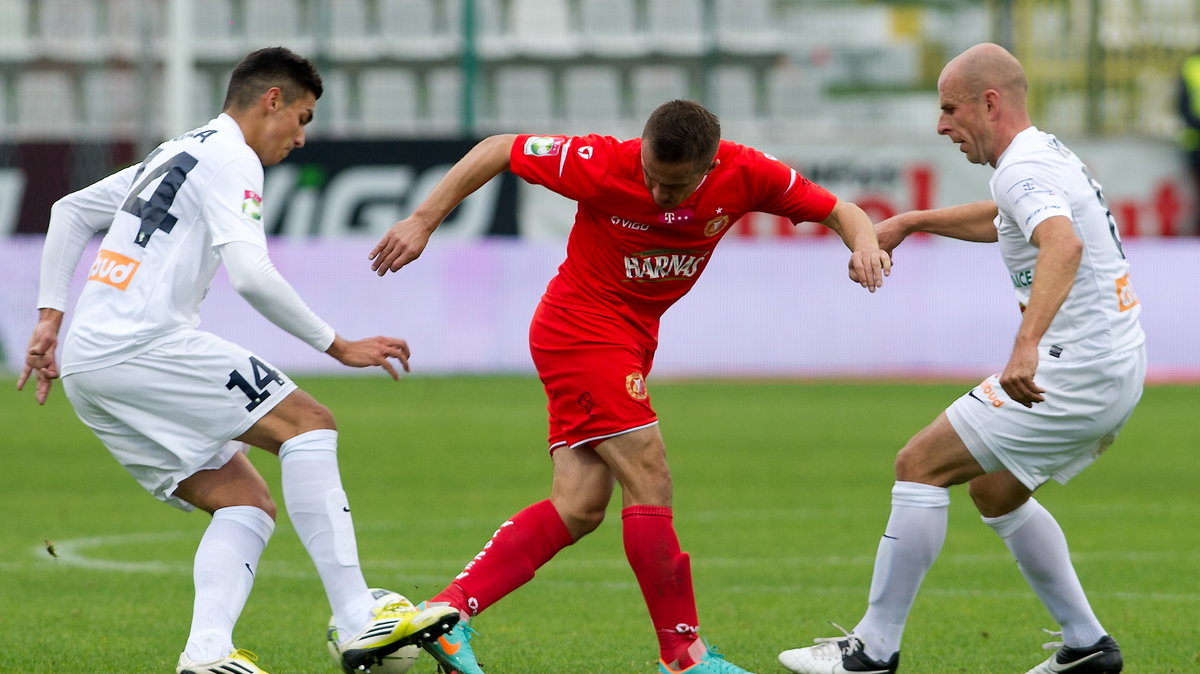 PIŁKA NOŻNA LIGA POLSKA WIDZEW ŁÓDŹ POGOŃ SZCZECIN