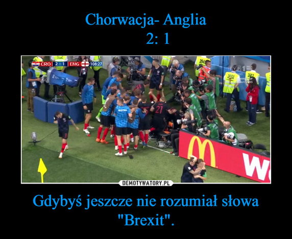 Mundial 2018: memy po meczu Chorwacja-Anglia
