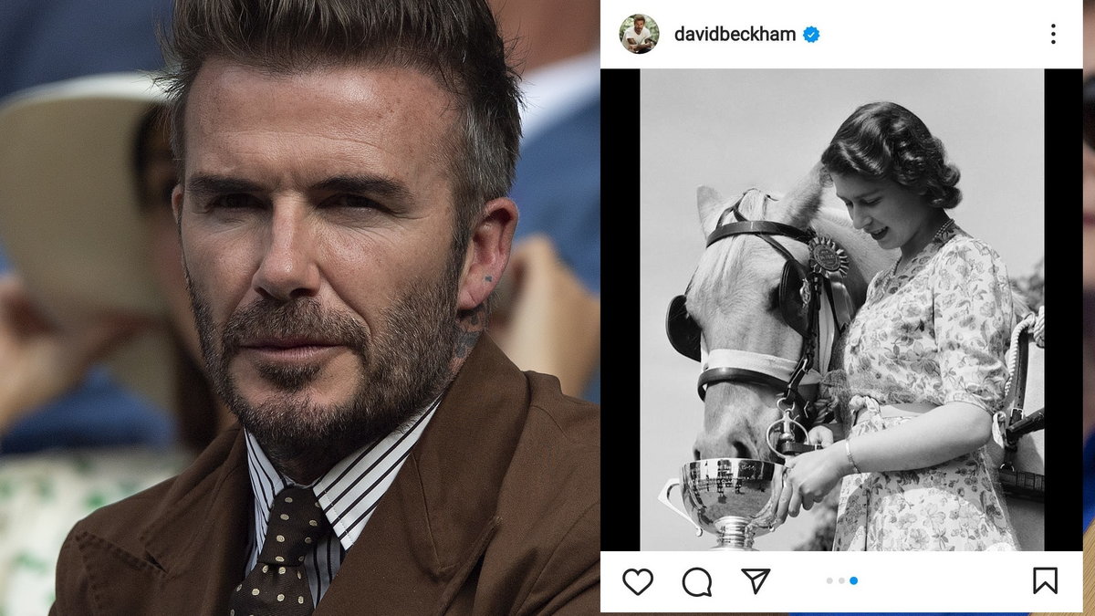 David Beckham pożegnał królową Elżbietę II