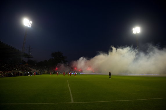 PIŁKARSKA EKSTRAKLASA WIDZEW KONTRA LECHIA