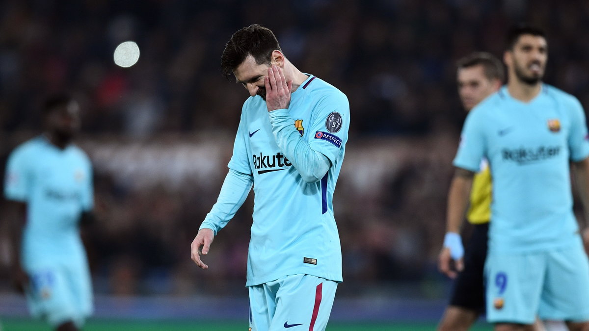 Leo Messi nie mógł uwierzyć w wynik meczu z Romą 