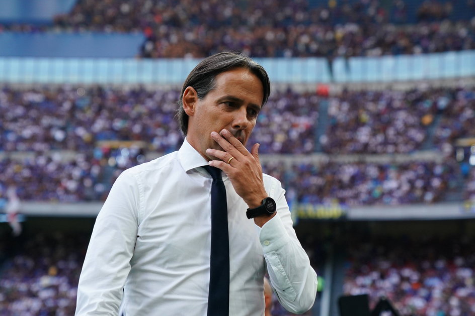 Trener Interu Mediolan Simone Inzaghi