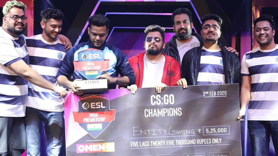 Zwycięzcy ESL India Premiership - Entity Gaming