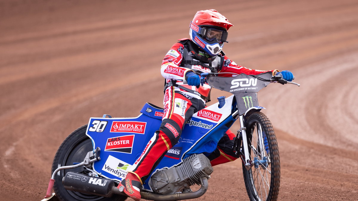 2021.10.16 Manchester Zuzel Speedway 2021 Speedway of Nations SoN Mistrzostwa Swiata Speedway of Nations - final 1 N/z Leon Madsen Foto Marcin Karczewski / PressFocus 2021.10.16 Speedway 2021 Speedway of Nations SoN Speedway of Nations - final 1 N/z Leon Madsen Foto Marcin Karczewski / PressFocus