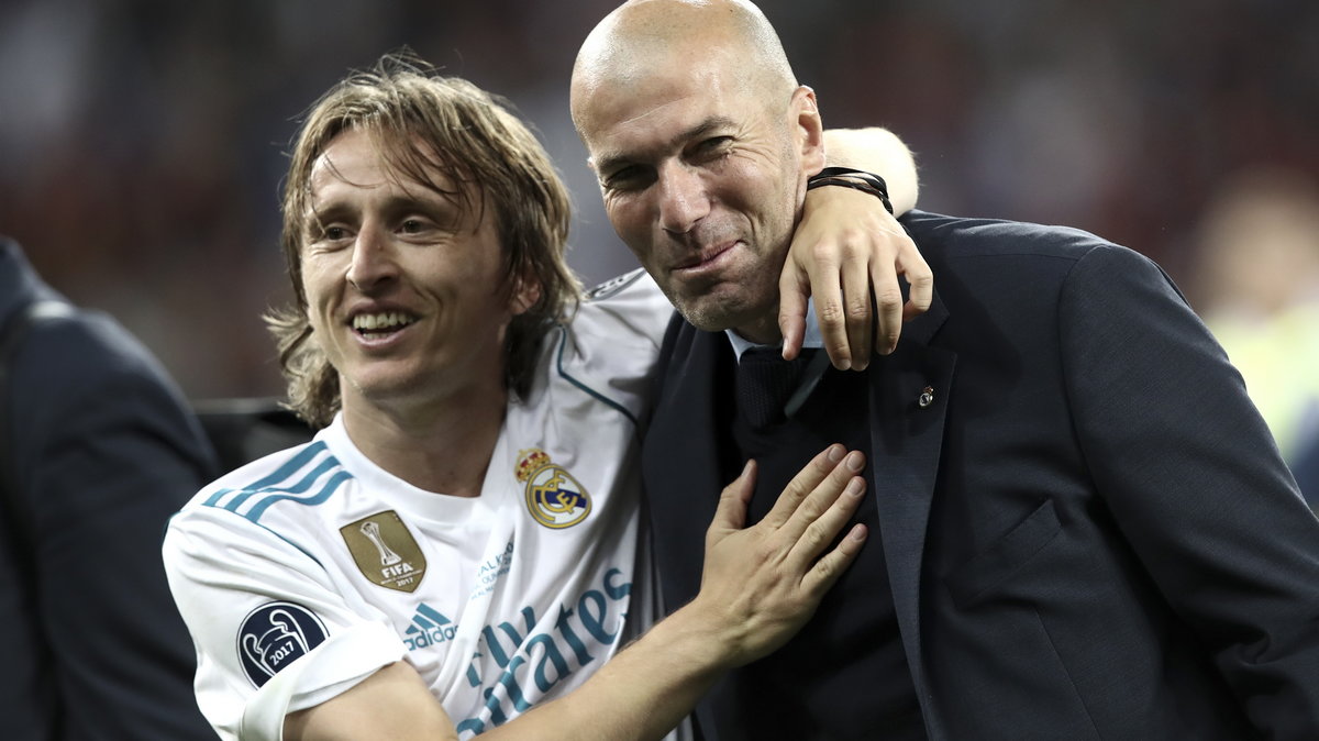 Zinedine'a Zidane'a (z prawej) w Realu już nie ma. Luka Modrić również odejdzie?