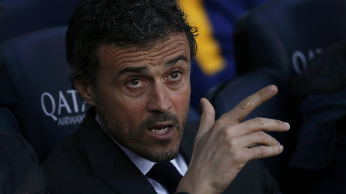 Trener FC Barcelony Luis Enrique, fot. Albert Gea / Reuters