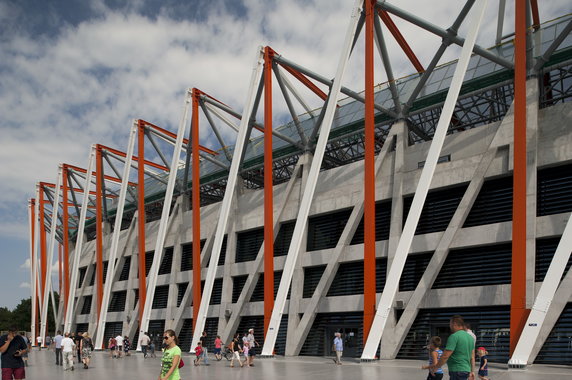 Stadion Jagiellonii Białystok - budowa