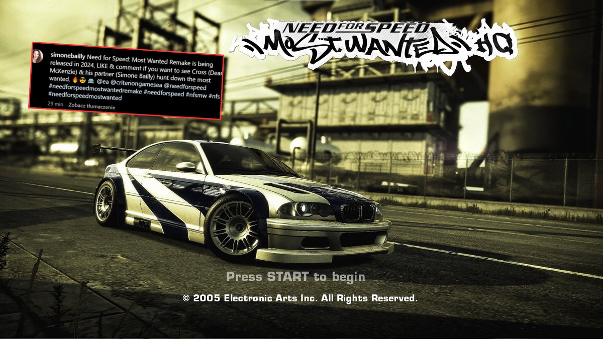 Remake Need for Speed: Most Wanted