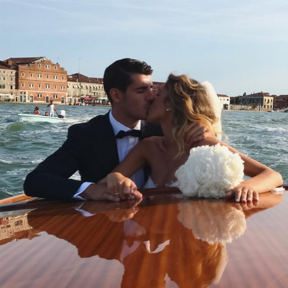 Alvaro Morata i Alice Campello fot.alvaromorata