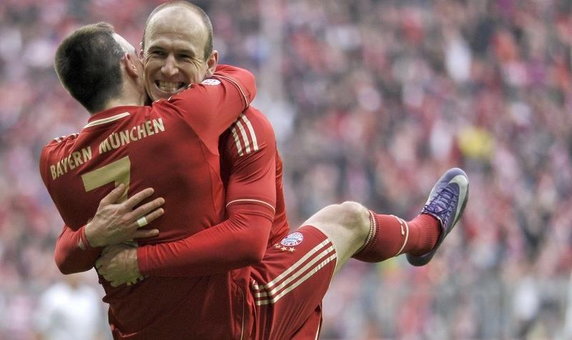 Franck Ribery i Arjen Robben - dwie supergwiazdy Bayernu