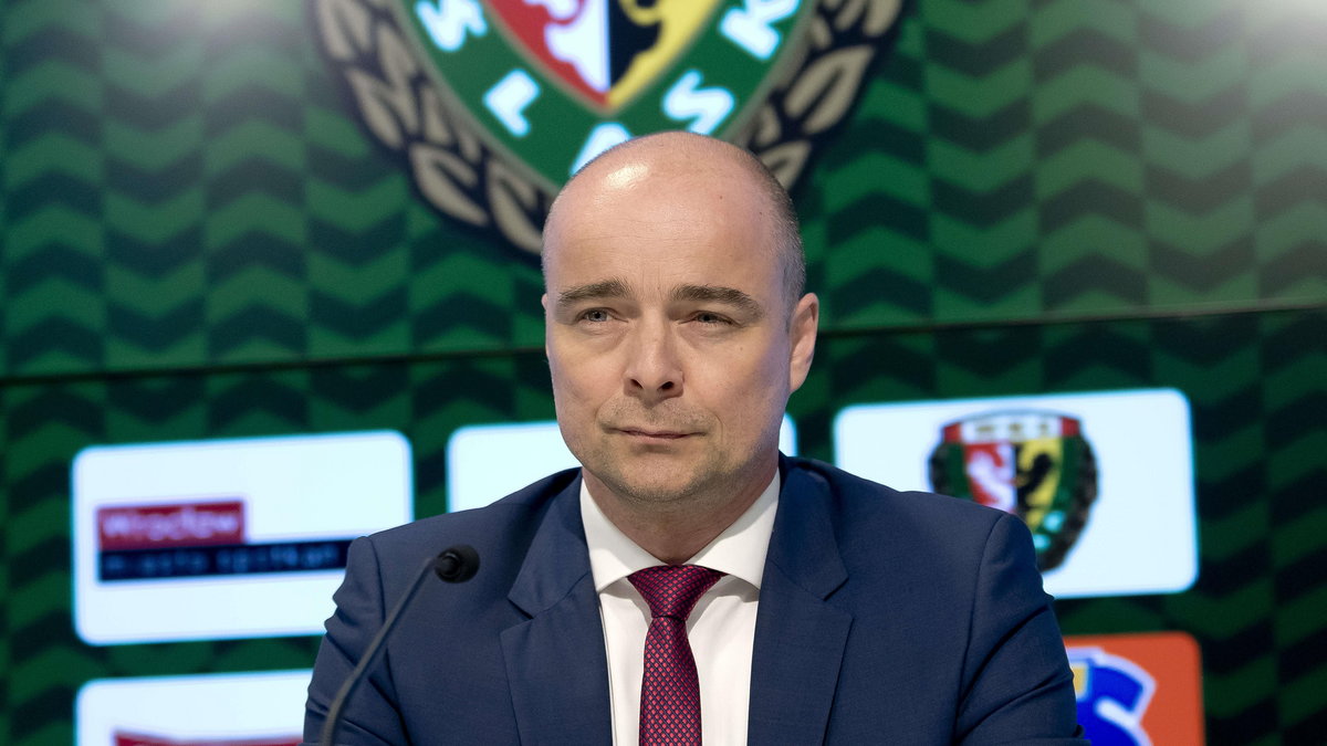 Pilka nozna. Ekstraklasa.Nowe Wladze Slaska. Konferencja prasowa. 10.03.2017