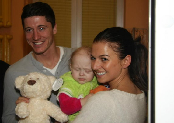 Robert Lewandowski i Anna Stachurska/ fot. Facebook