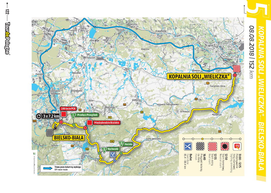 Tour de Pologne - mapa 5. etapu