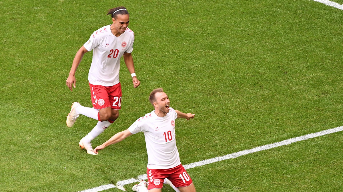 Christian Eriksen i Yussuf Poulsen