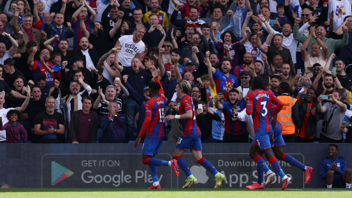 Piłkarze Crystal Palace cieszą się o golu