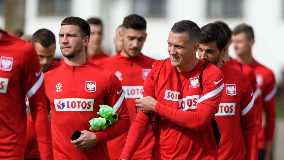 Jakub Świerczok (z lewej) i Piotr Zieliński (z prawej)