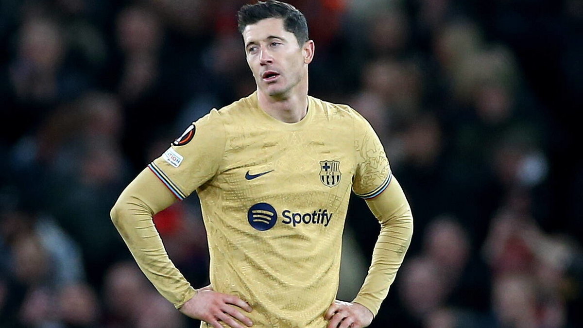 Robert Lewandowski po meczu z Manchesterem United