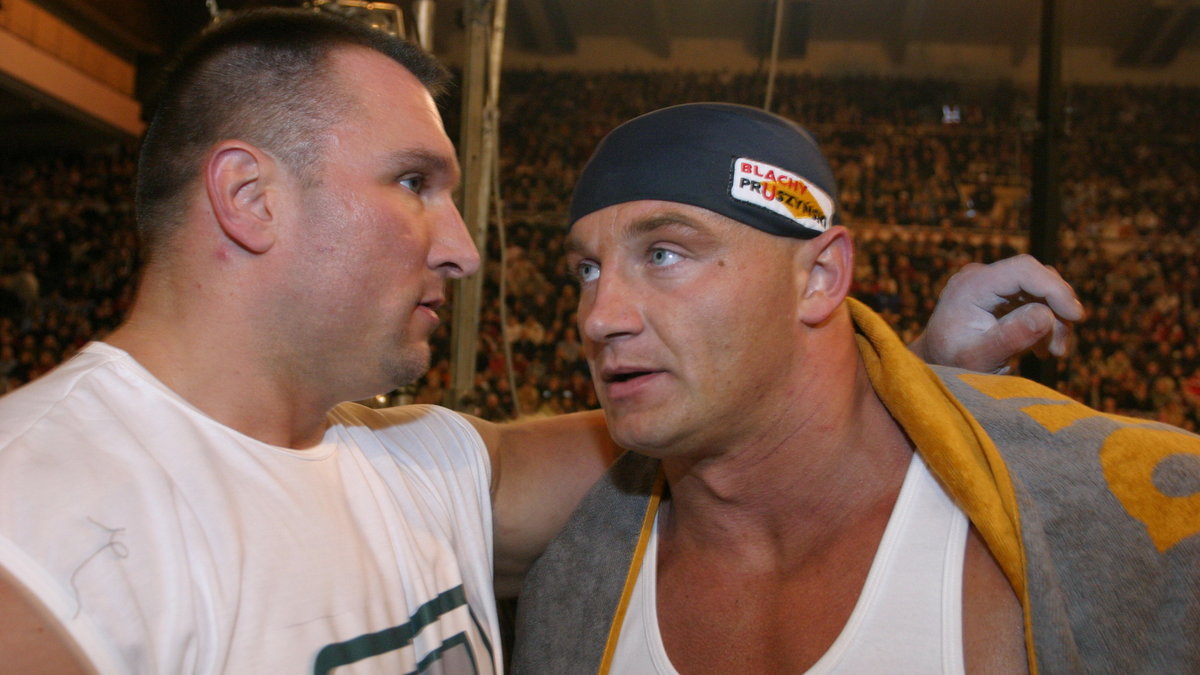 Jarosław Dymek i Mariusz Pudzianowski