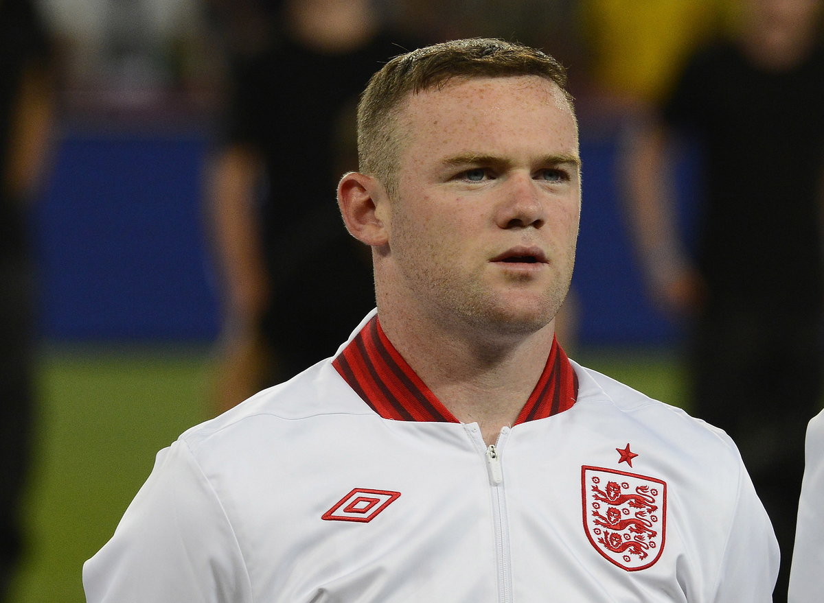 Wayne Rooney podczas Euro 2012
