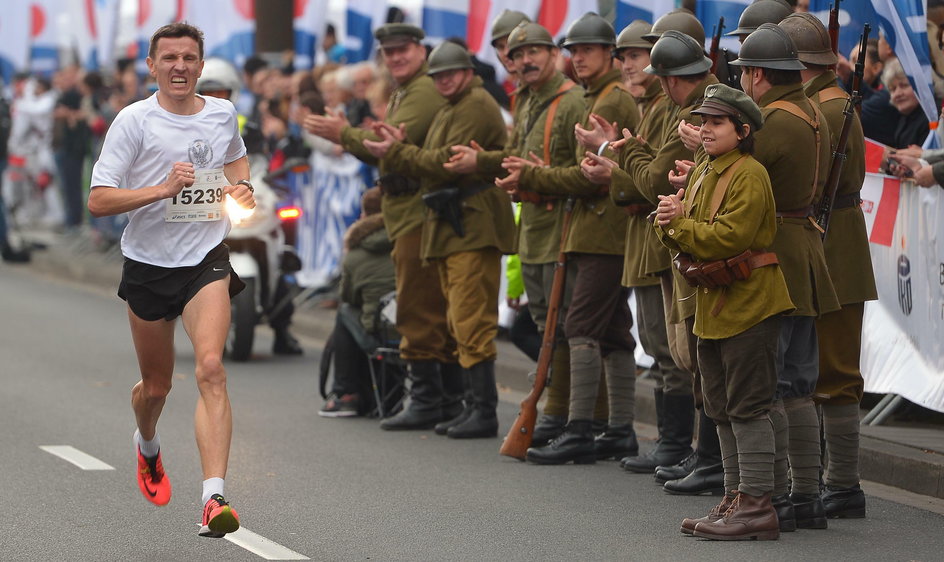 Mariusz Giżyński w 2014 r. w Warszawie był drugi