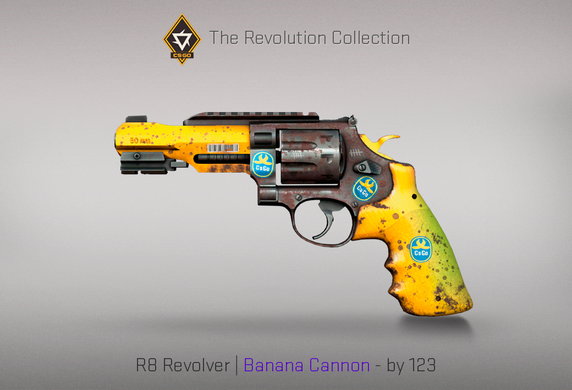 R8 Revolver - Banana Cannon