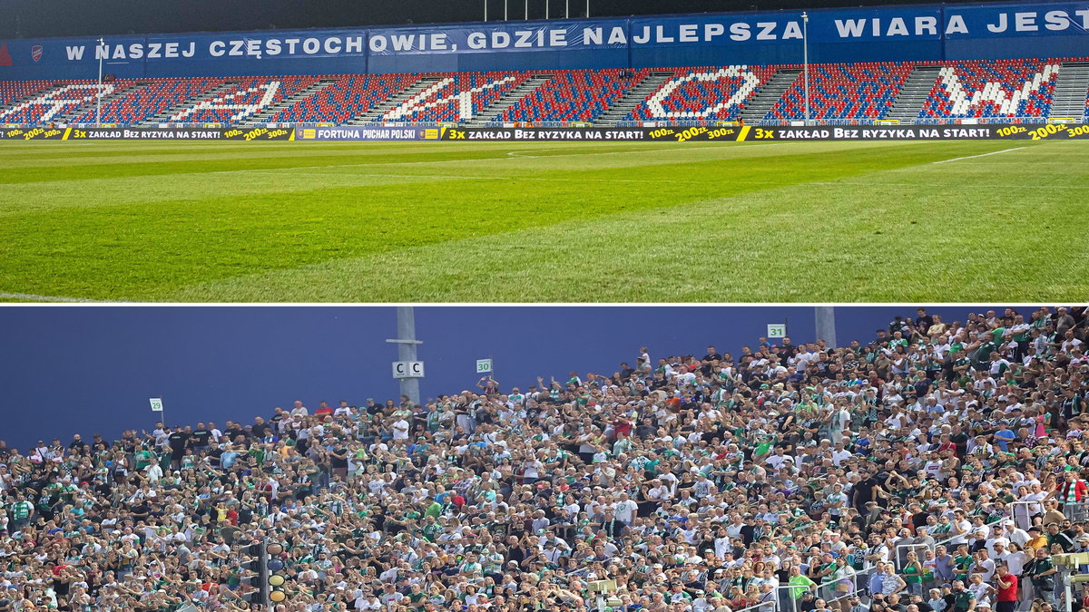 Stadion piłkarski oraz żużlowy w Częstochowie