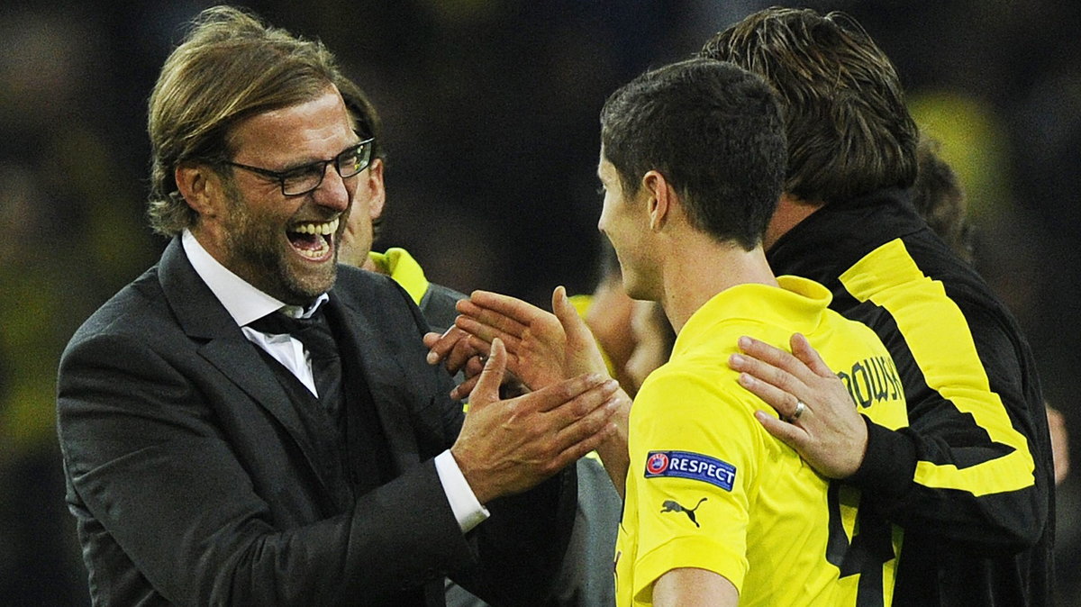 Juergen Klopp i Robert Lewandowski (P)