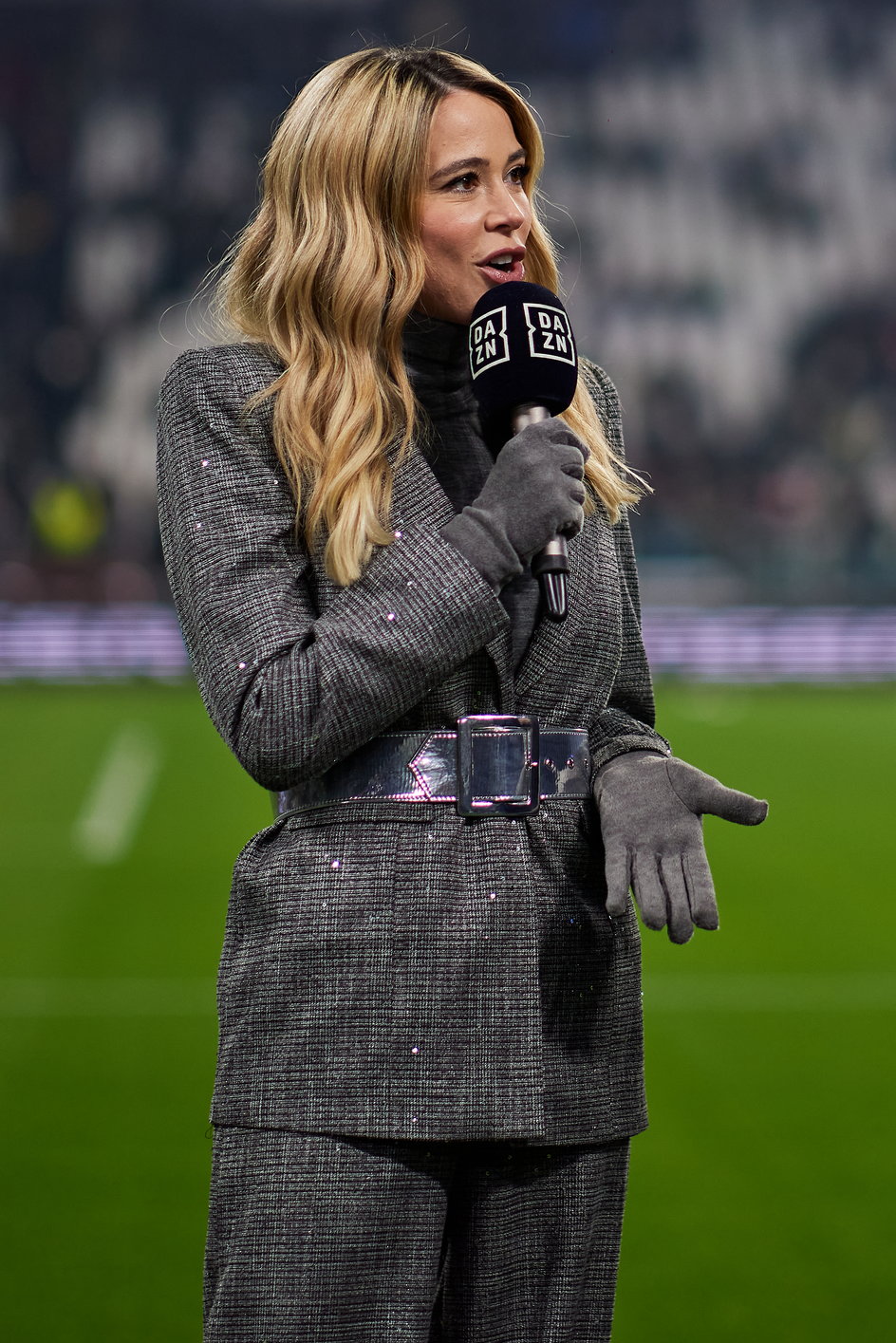 Diletta Leotta na meczu Juventus - Napoli