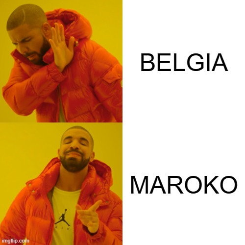 Memy po meczu Belgia — Maroko