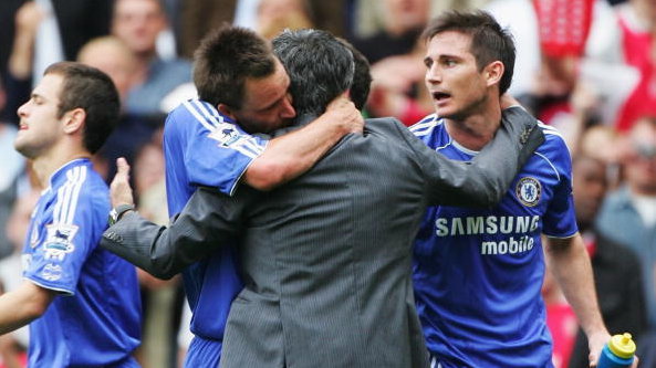 John Terry, Jose Mourinho i Frank Lampard